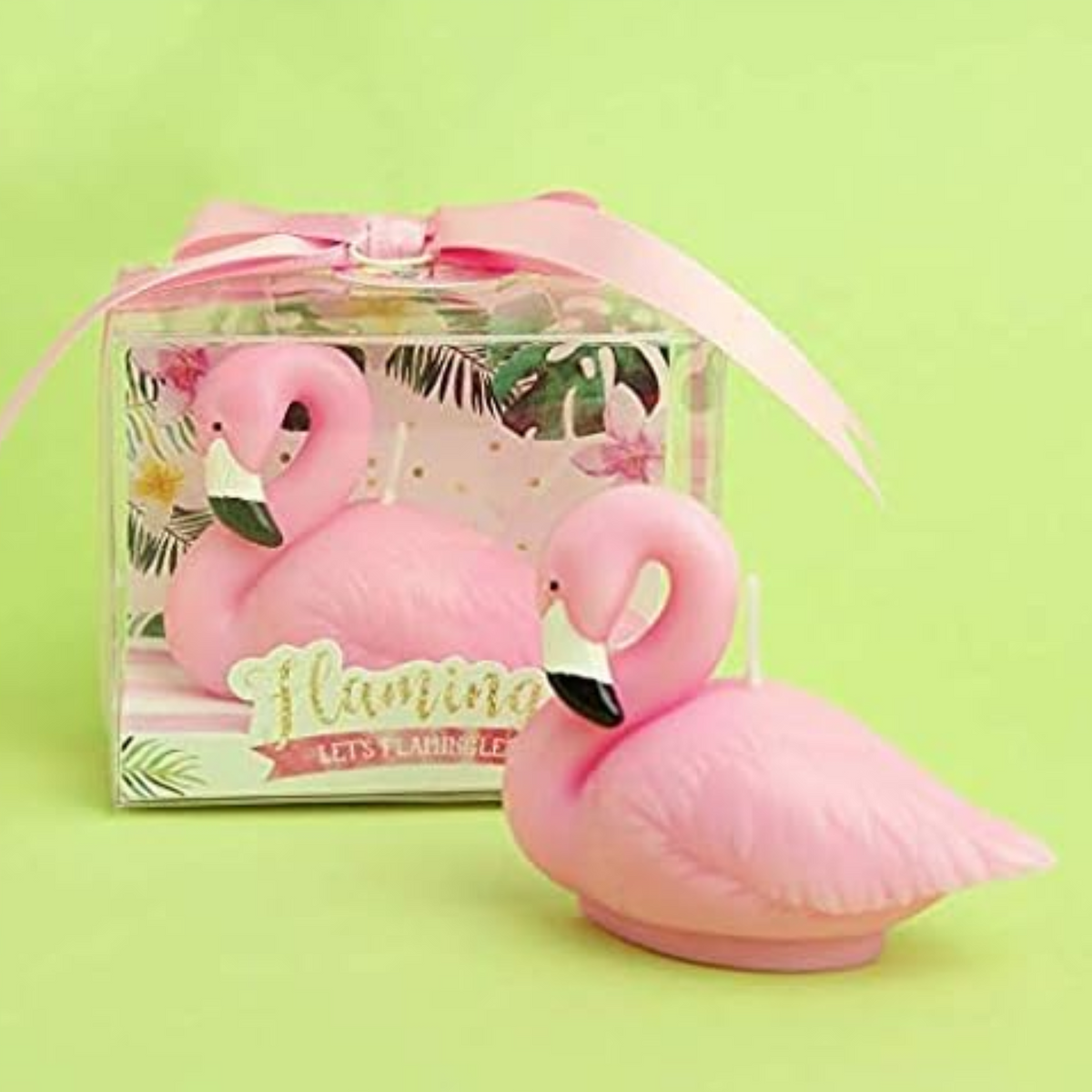 Flamingo Theme Birthday Party Candle