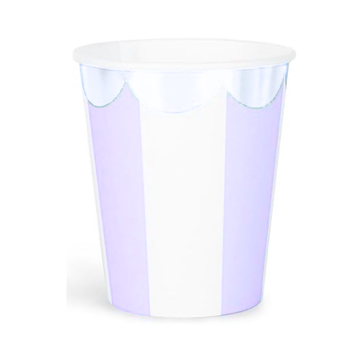 Carousel Stripe Party Theme Paper Cups Set (Purple)