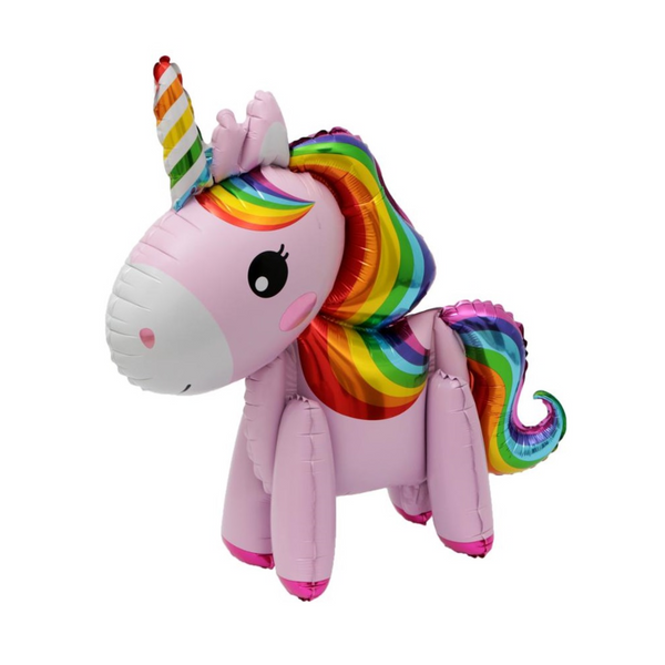 Self-Standing Unicorn Foil Balloon Pink