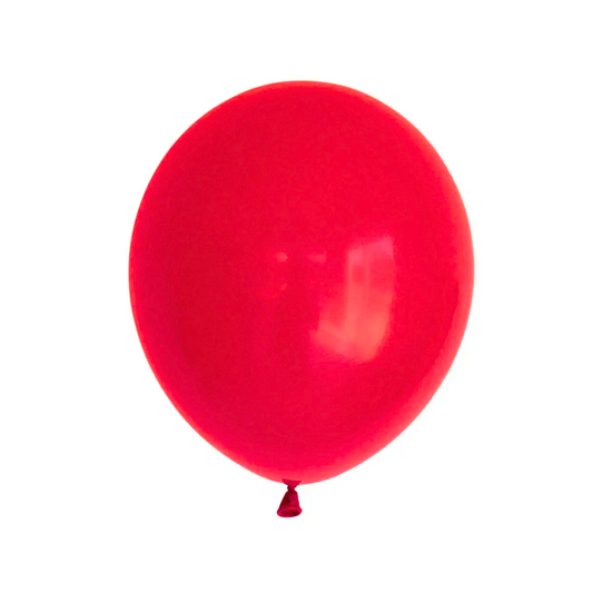 12 Inch Standard - Retro Balloons (Pomegranate Red)