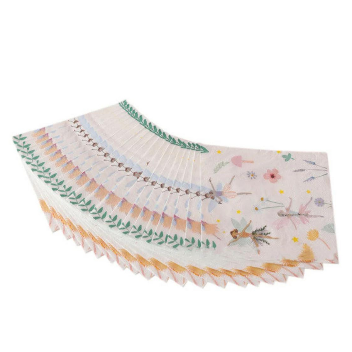 Fairy Garden Theme Party Paper Napkins Set