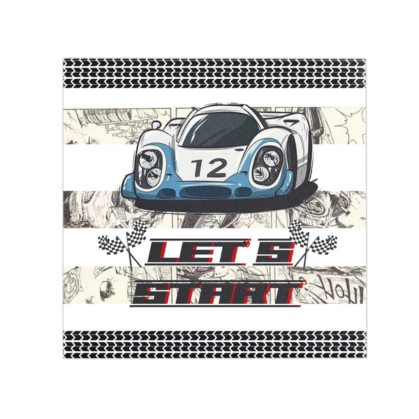 Start Your Engine-Race Car Theme Paper Napkins Set