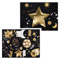 Load image into Gallery viewer, Golden Star-Shaped Paper Plates Set
