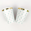 Load image into Gallery viewer, Baby Blue Heart-Shaped paper Cups Set
