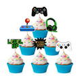 Load image into Gallery viewer, Game On Theme Party Cup Cake Toppers Set
