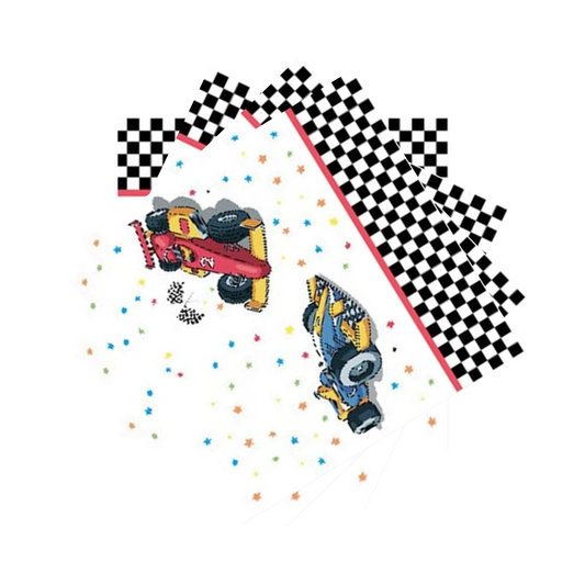 Racing Car Theme Party Paper Napkins Set