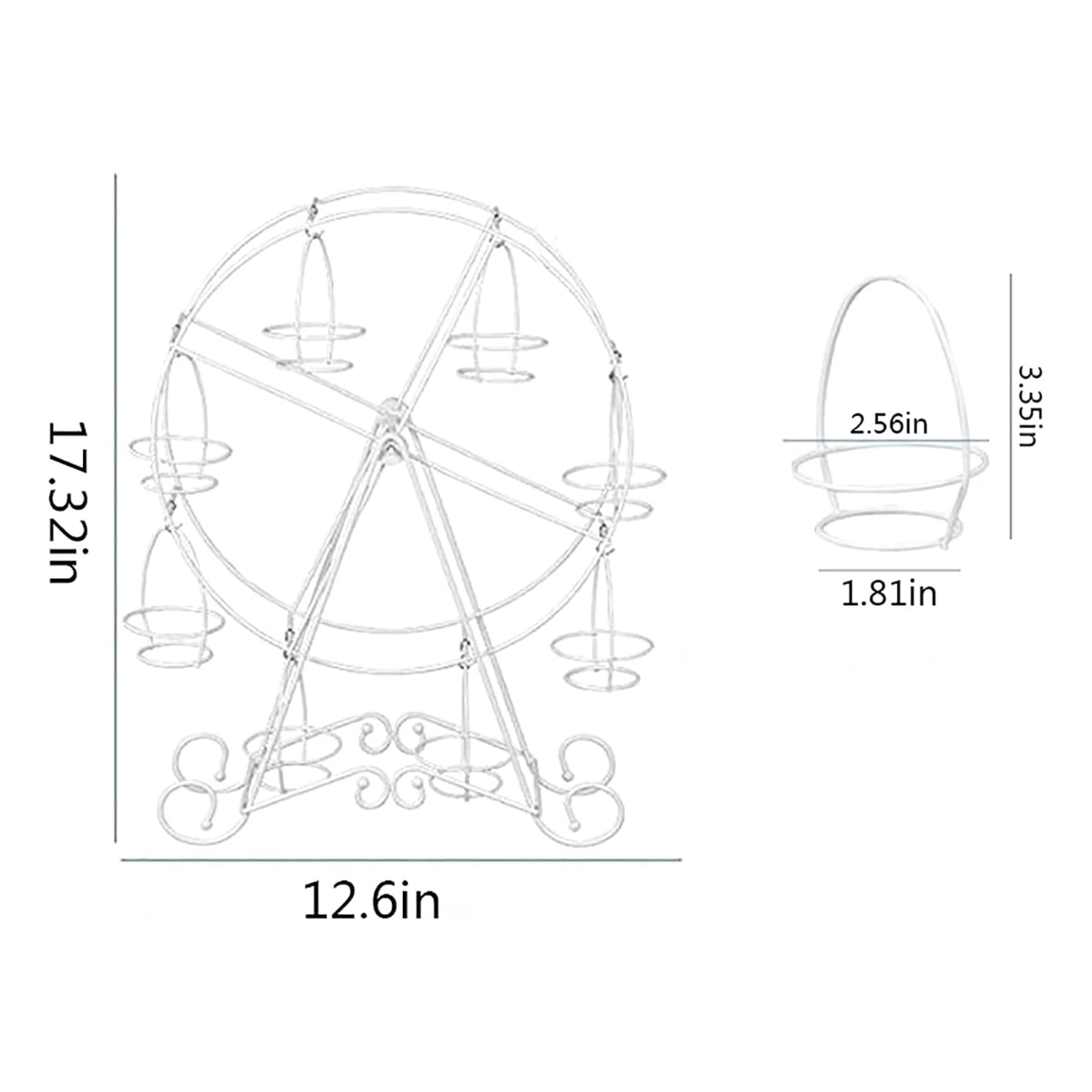 Large Ferris Wheel Cupcake Stand