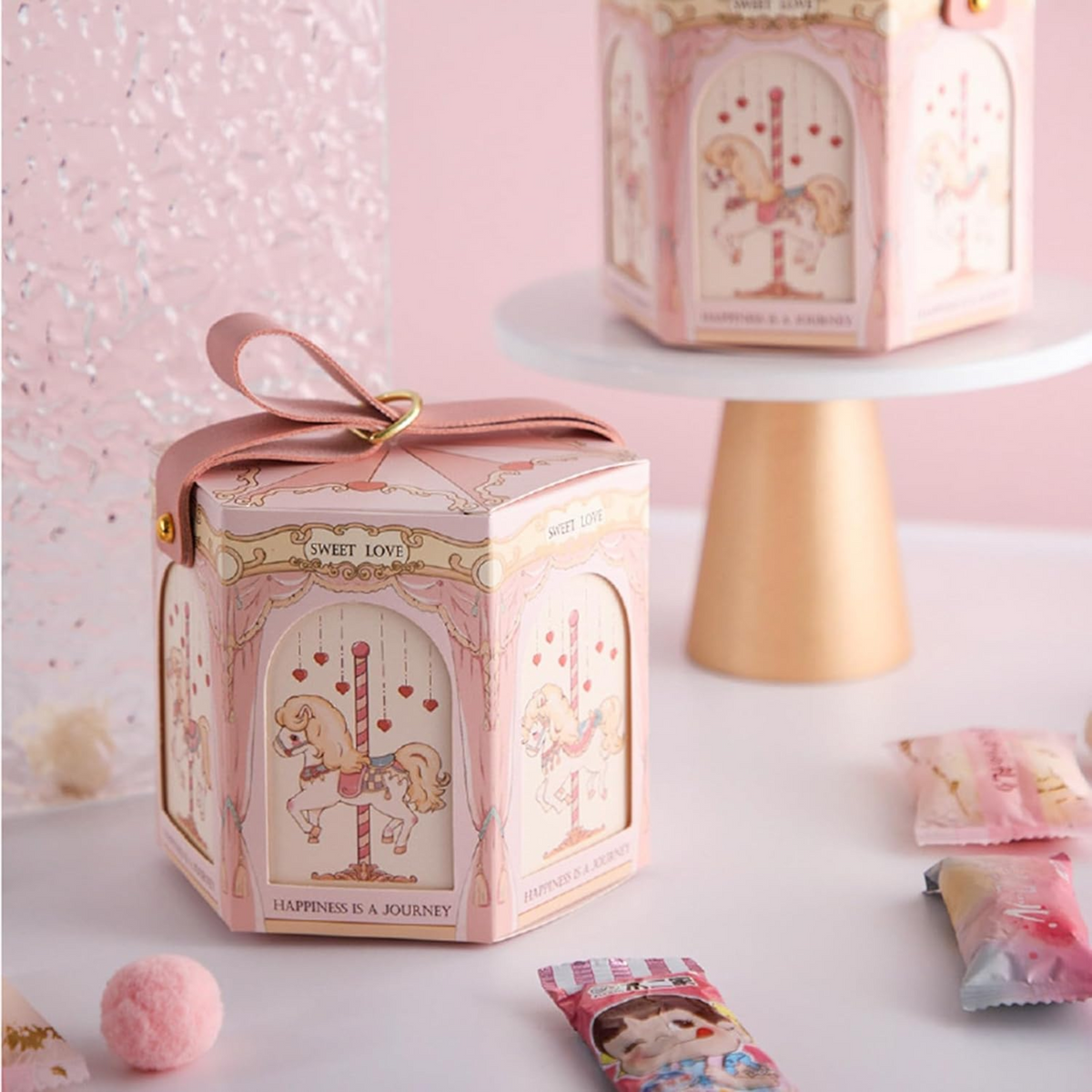 Carousel Theme Party Favor Candy Boxes