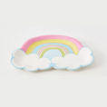 Load image into Gallery viewer, Rainbow Cloud Paper Plates Set
