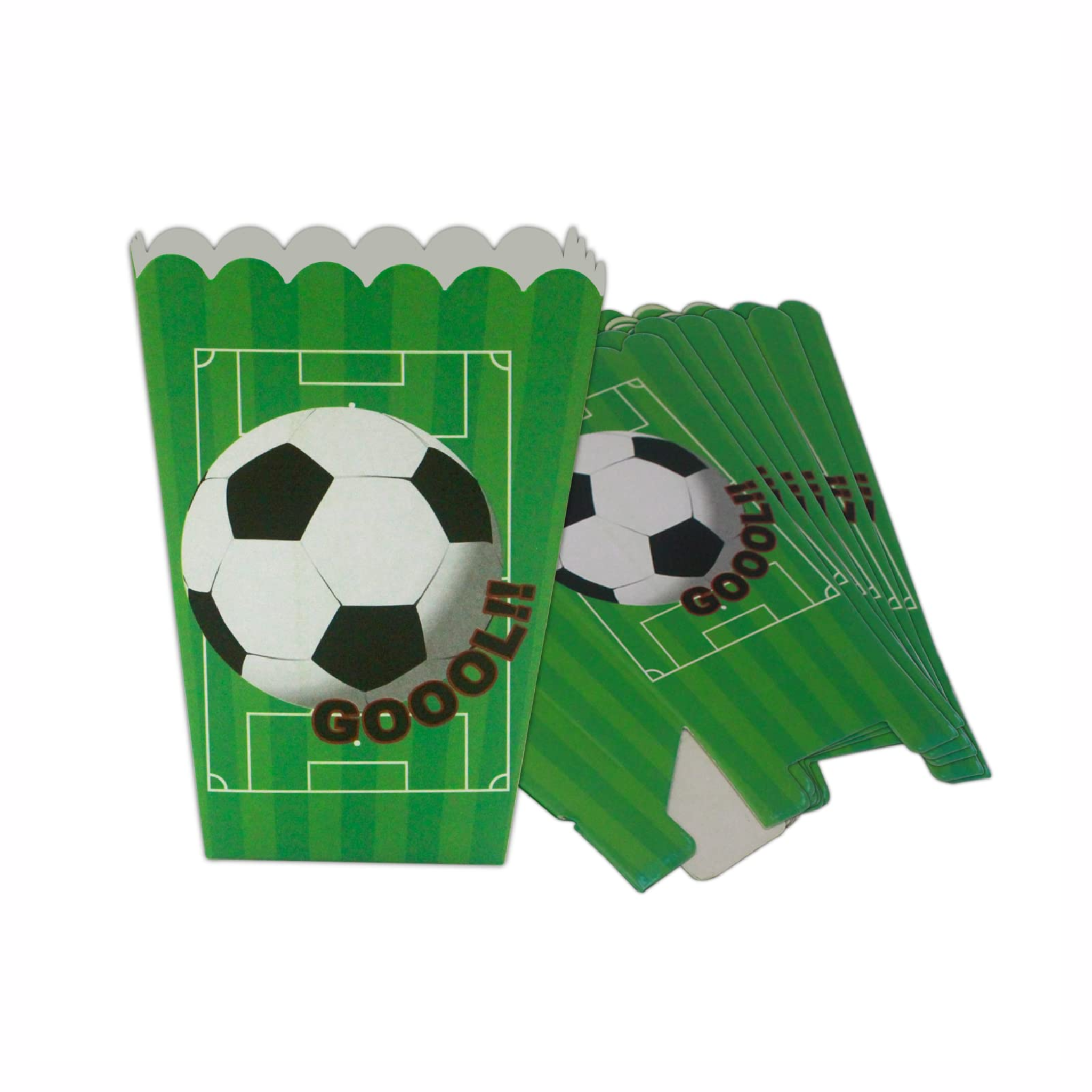 Football Theme Party Popcorn Boxes Set