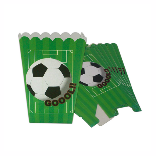 Football Theme Party Popcorn Boxes Set