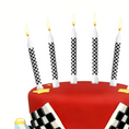 Load image into Gallery viewer, Racing Car Themed Birthday Candles
