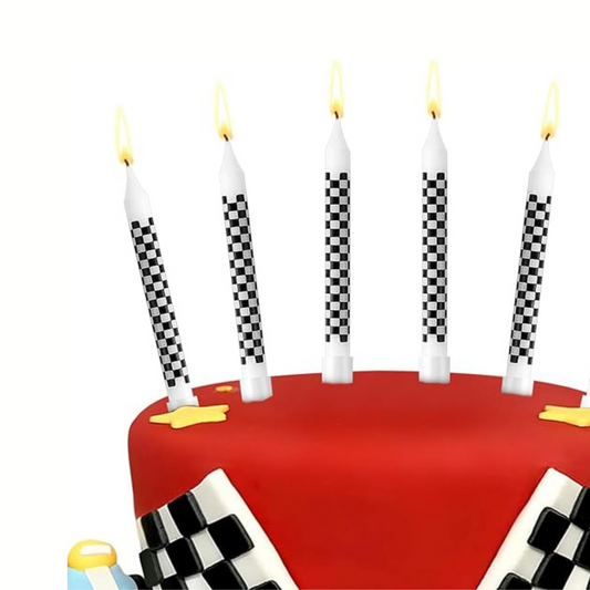 Racing Car Themed Birthday Candles