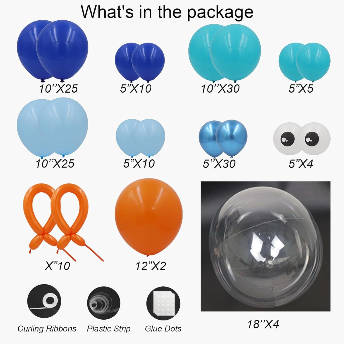 Ocean Themed Party Balloon Decorations