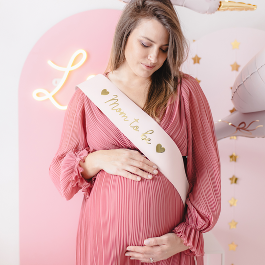 Sash Mom to be, Pale Pink, 75cm