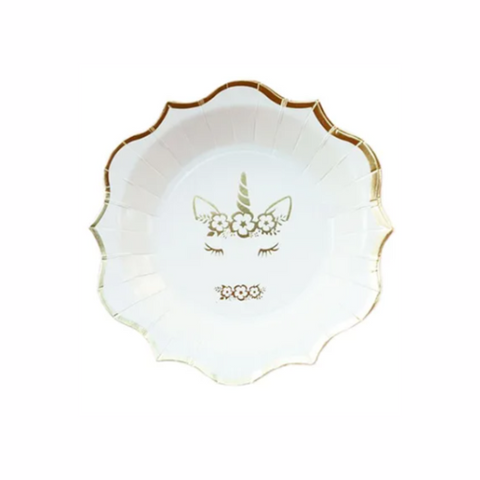 Golden Unicorn Theme Tableware Set