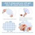 Load image into Gallery viewer, White 3D Clouds Decorations Paper
