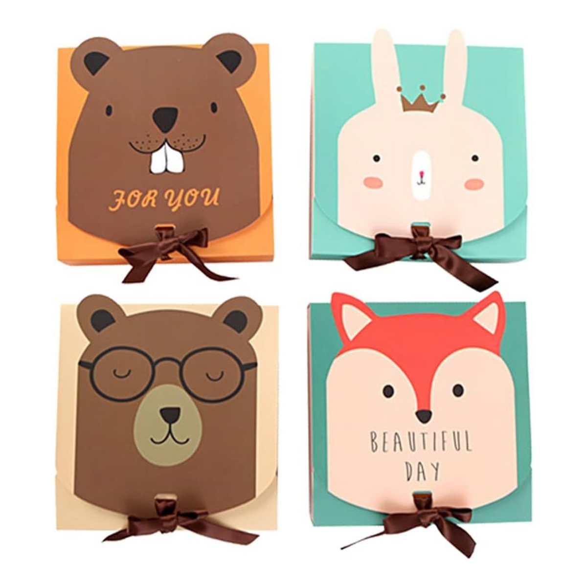 Safari Animal Themed Candy Gift Boxes Set