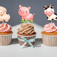 Load image into Gallery viewer, Farm Cupcake Toppers Set
