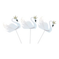 Load image into Gallery viewer, Swan Theme Cupcake Toppers Set
