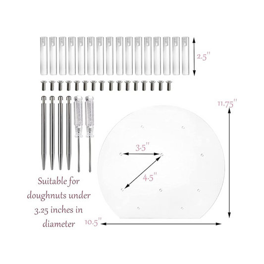 Donut Board Clear Acrylic Rack Display Stand