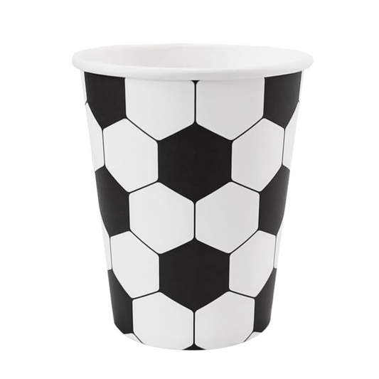 Football Theme Party Decorations Paper Cups Set