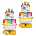 Load image into Gallery viewer, Happy Birthday Cake Balloon
