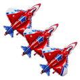 Load image into Gallery viewer, Super fighter Jet Airplane Red Blue Plane Balloon
