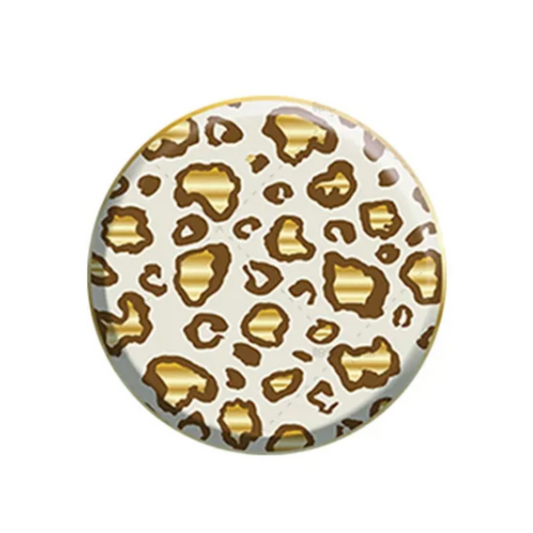 Animal Gold Leopard Theme Party 7 Inch Paper Plates Set