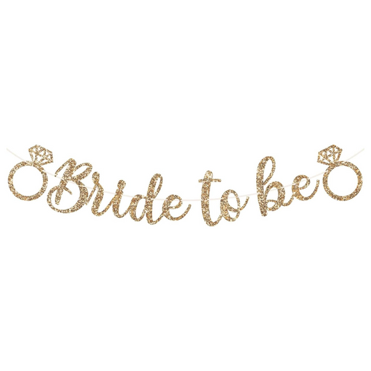 Pre-Strung Bride to Be Banner