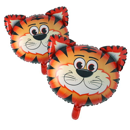 Animal Head Safari Foil Balloon (Tiger Head)