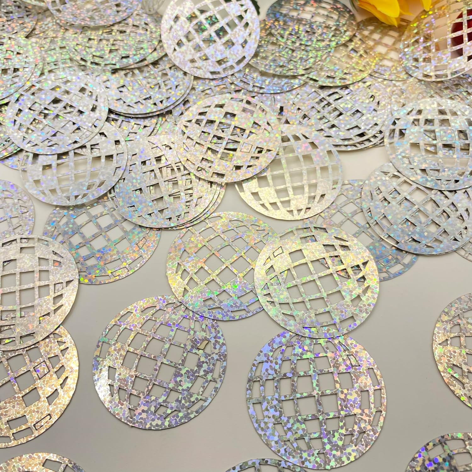 Glitter Disco Ball Table Decorations Confetti