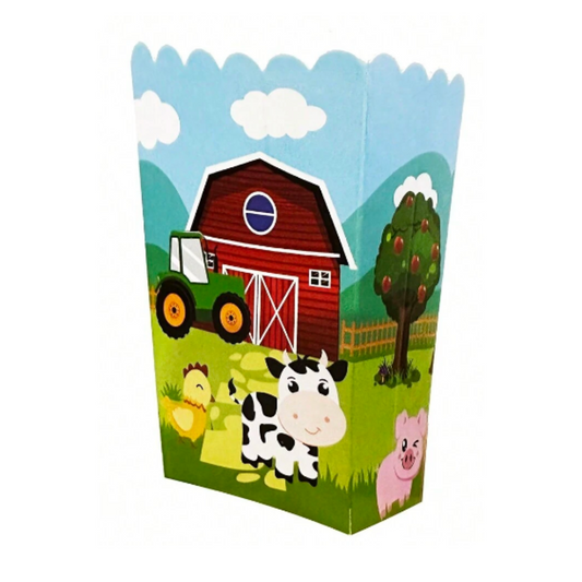 Farm Animal Popcorn Boxes Set