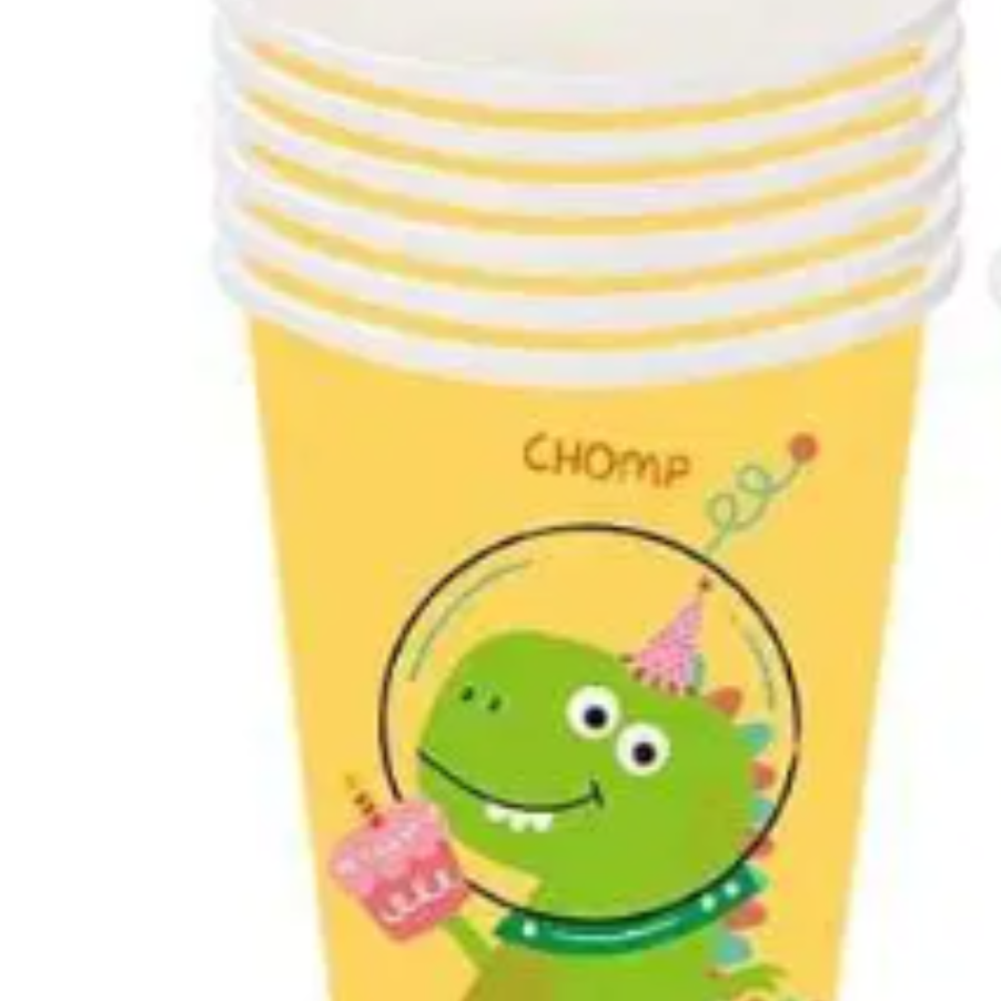 Dino Theme Birthday Party Tableware Set