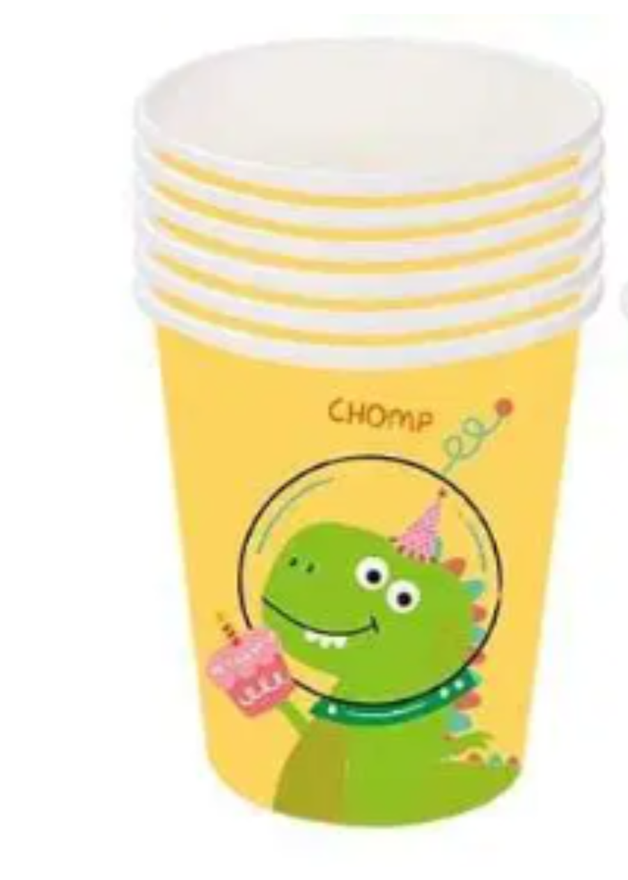 Dino Theme Birthday Party Tableware Set