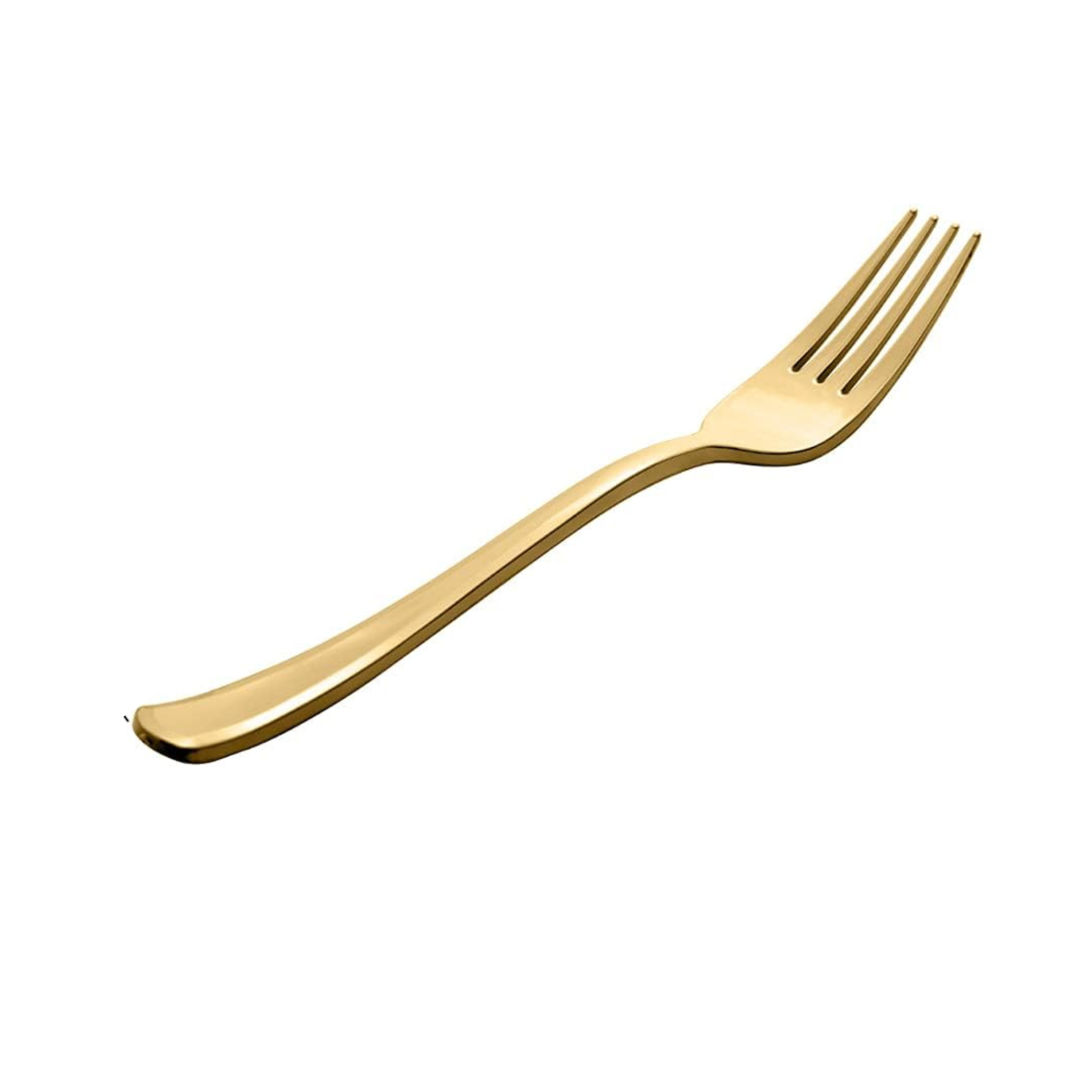 Gold and Black Theme Party Cutlery Set (Forks)