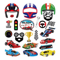 Load image into Gallery viewer, Race Car-Themed Photo Booth Props Set
