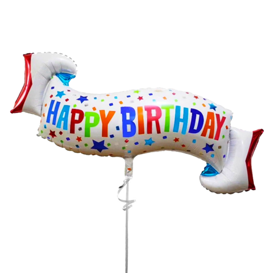 Happy Birthday Banner Balloon Decorations Set