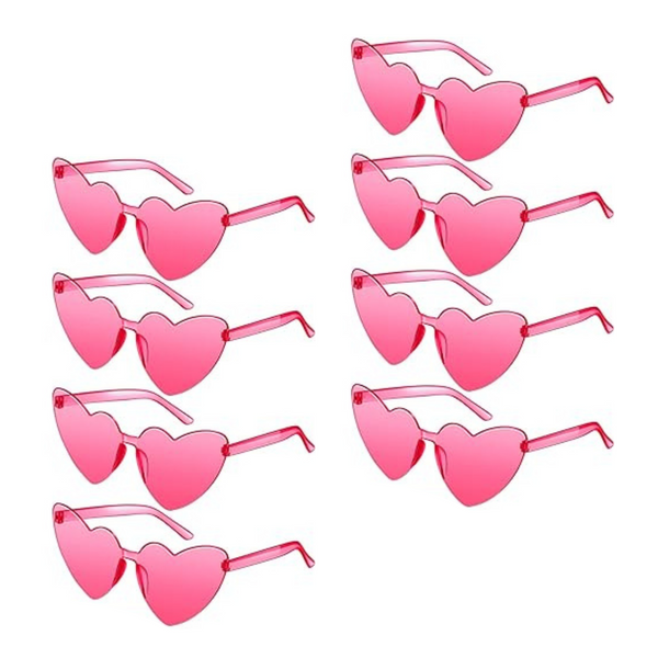 Barbie Theme Heart-Shaped Party Glasses