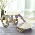 Load image into Gallery viewer, 2-Tier Pumpkin Carriage Cupcake Stand
