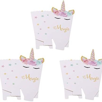 Unicorn Popcorn Boxes Set