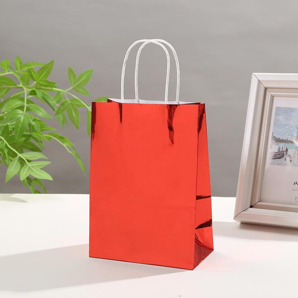 Sparkling Gift Tote Bags - Red