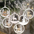 Load image into Gallery viewer, Christmas wooden ornaments 8 cm in Size
