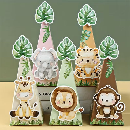 Safari Animal Candy & Chocolate Gift Box