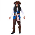 Load image into Gallery viewer, Men's Pirate Captain Jack Costume without Hair & sword
