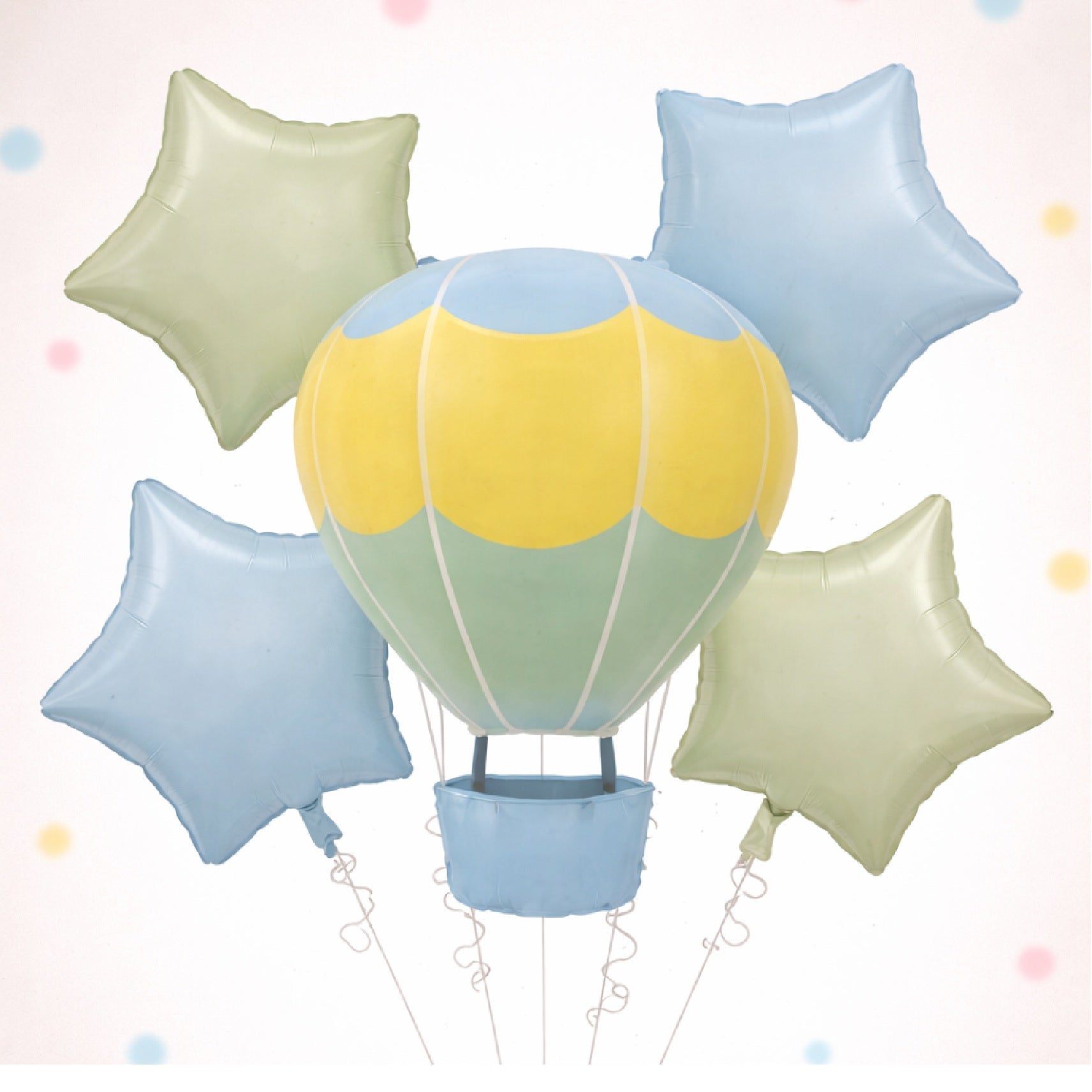 Blue Hot Air Balloons Bouquet