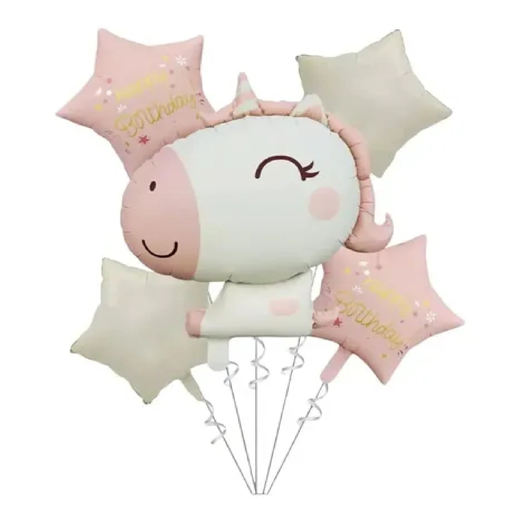 Cute Unicorn Balloons Bouquet
