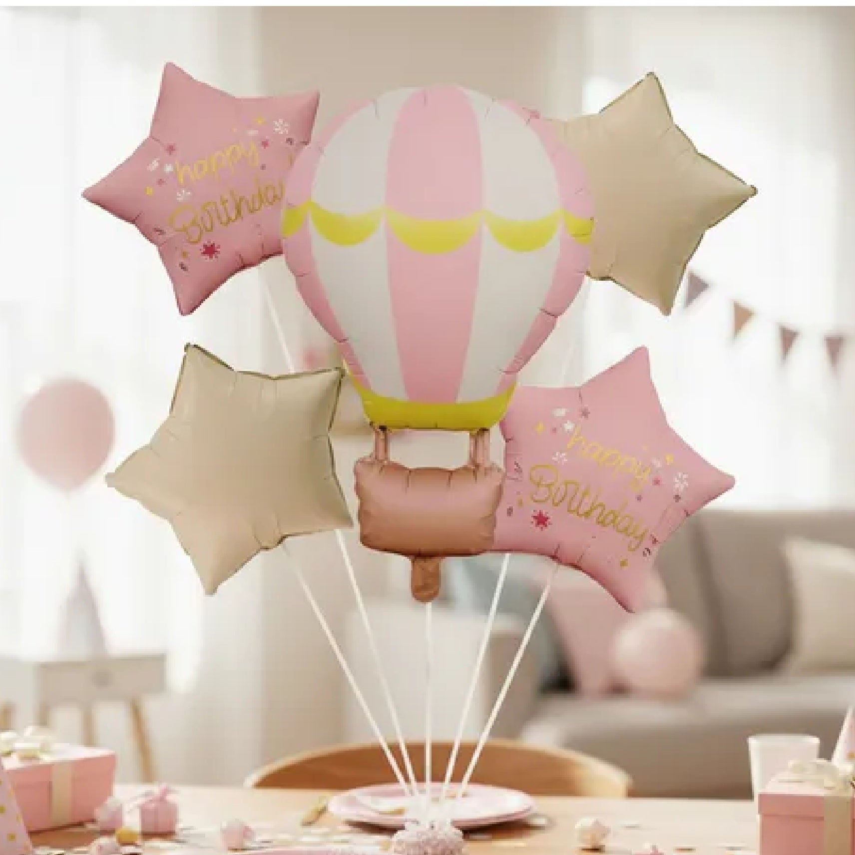 Pink Hot Air Balloons Bouquet