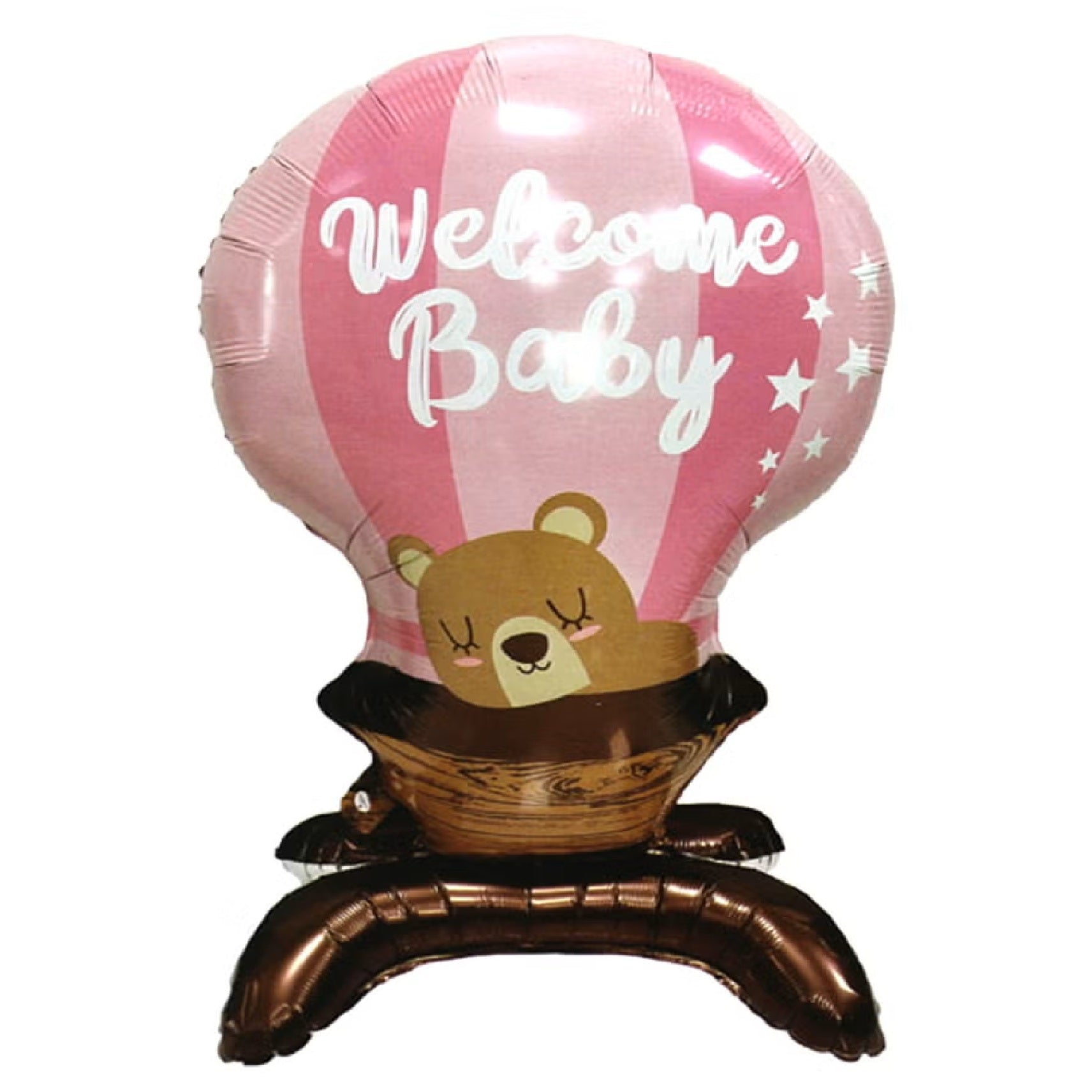 Welcome Baby Gilr Standing Foil Balloon