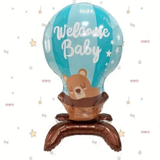 Welcome Baby Boy Standing Foil Balloon